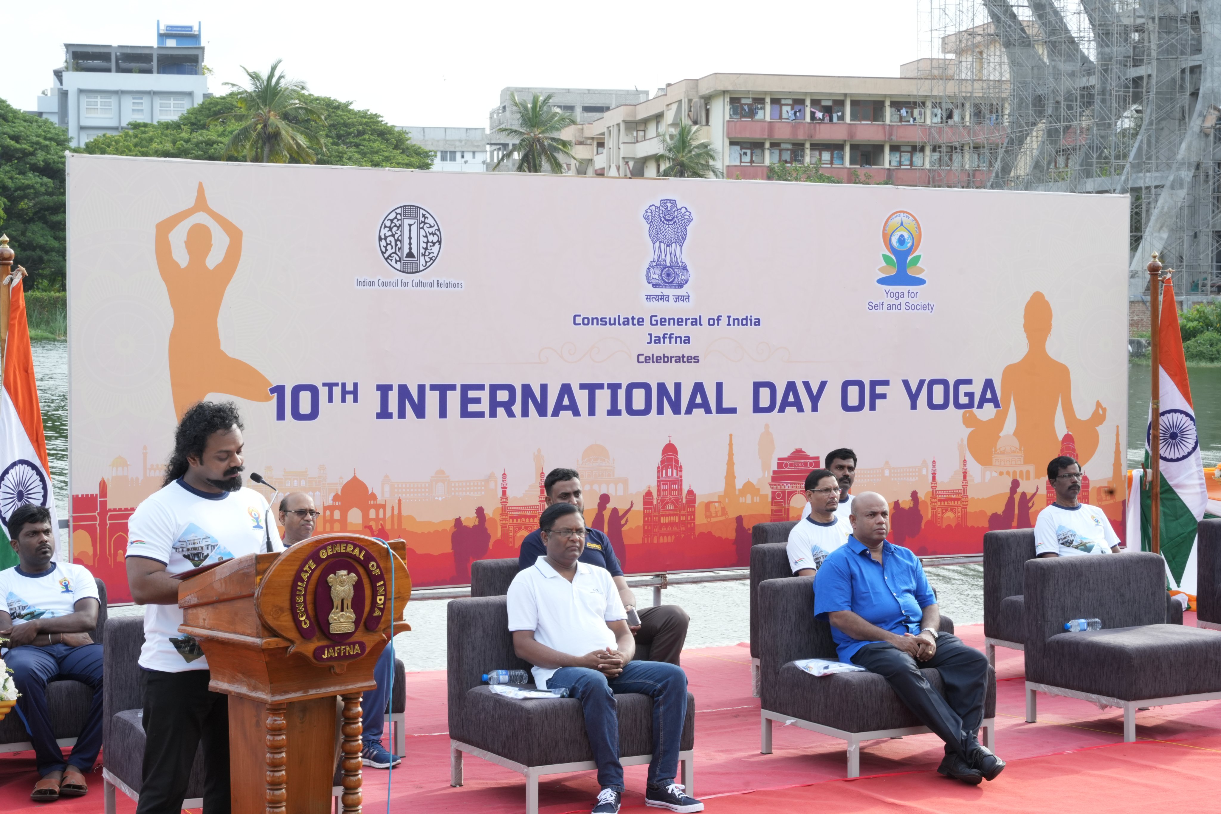 International Day of Yoga - 2024 Mega Event At Jaffna Cultural Center