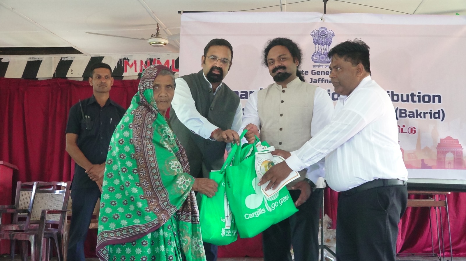 Consulate General of INDIA distributes dry ration to 150 families in MANNAR on EID-AL-ADHA